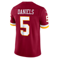 Kieara W.Commanders #5 Jayden Daniels Burgundy Team Vapor F.U.S.E. Stitched Limited Jerseys