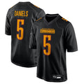 Kieara W.Commanders #5 Jayden Daniels Player Carbon Black Fashion Stitched Jerseys