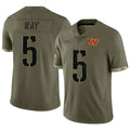 Kieara W.Commanders #5 Jayden Daniels Player Olive Salute To Service Limited Stitched Jerseys