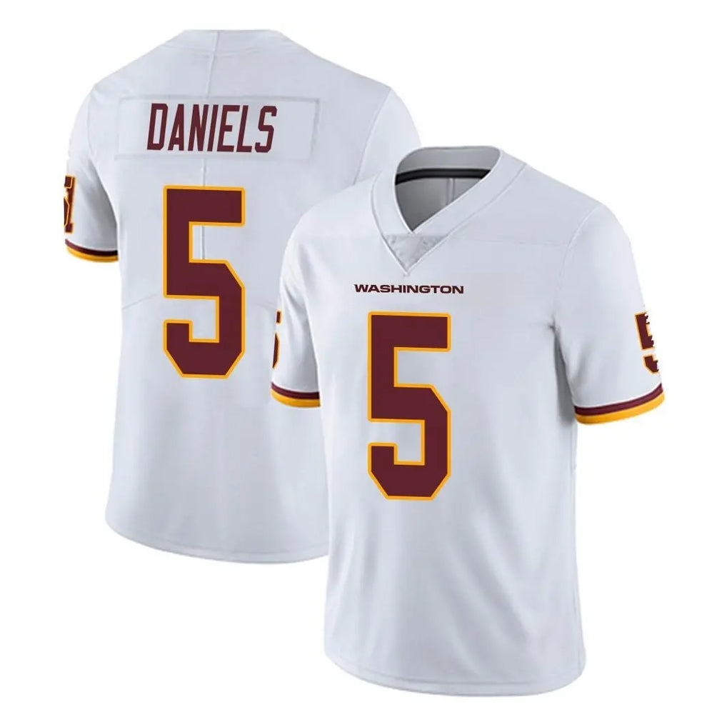 Kieara W.Commanders #5 Jayden Daniels Player White Limited Vapor Untouchable Home Game Stitched Jerseys