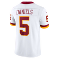 Kieara W.Commanders #5 Jayden Daniels White Vapor F.U.S.E. Stitched Limited Jerseys