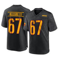 Kieara W.Commanders #67 Nick Allegretti Player Black Home Game Stitched Jerseys