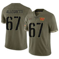 Kieara W.Commanders #67 Nick Allegretti Player Olive Salute To Service Limited Home Game Stitched Jerseys