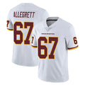 Kieara W.Commanders #67 Nick Allegretti Player White Limited Vapor Untouchable Home Game Stitched Jerseys