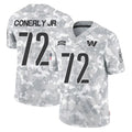 Kieara W.Commanders #72 Josh Conerly Jr. Player Arctic Camo Limited Salute To Service Home Game Stitched Jerseys