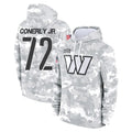 Kieara W.Commanders #72 Josh Conerly Jr. Player Arctic Camo Limited Salute to Service Pullover Hoodies Game Stitched Jerseys