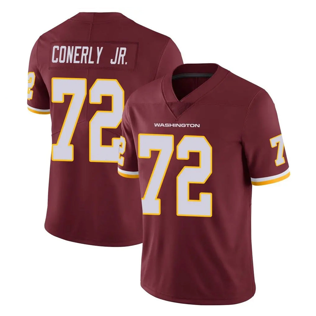Kieara W.Commanders #72 Josh Conerly Jr. Player Burgundy Limited Team Color Vapor Untouchable Home Game Stitched Jerseys