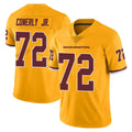 Kieara W.Commanders #72 Josh Conerly Jr. Player Gold Limited Color Rush Home Game Stitched Jerseys