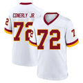 Kieara W.Commanders #72 Josh Conerly Jr. Player White Home Game Stitched Jerseys