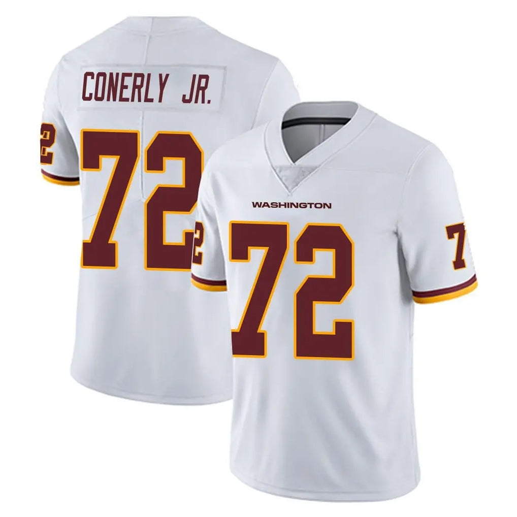 Kieara W.Commanders #72 Josh Conerly Jr. Player White Limited Vapor Untouchable Home Game Stitched Jerseys