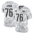 Kieara W.Commanders #76 Sam Cosmi Player Arctic Camo Limited Salute To Service Home Game Stitched Jerseys