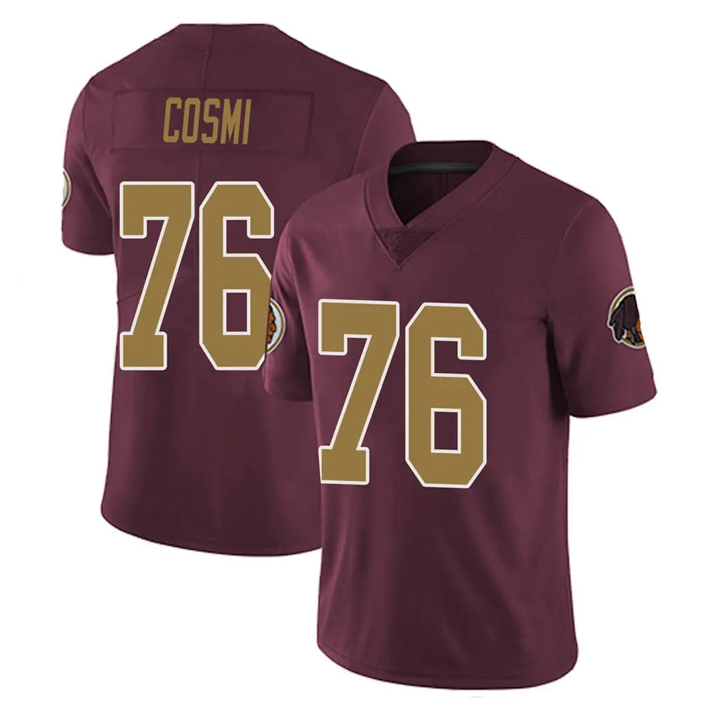 Kieara W.Commanders #76 Sam Cosmi Player Burgundy Alternate Vapor Untouchable Home Game Stitched Jerseys