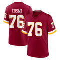 Kieara W.Commanders #76 Sam Cosmi Player Burgundy Game Home Stitched Jerseys