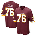 Kieara W.Commanders #76 Sam Cosmi Player Burgundy Team Color Home Game Stitched Jerseys