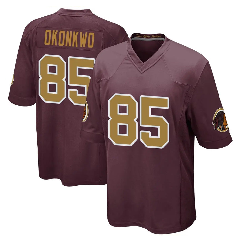 Kieara W.Commanders #85 Chig Okonkwo Player Burgundy Alternate Home Game Stitched Jerseys