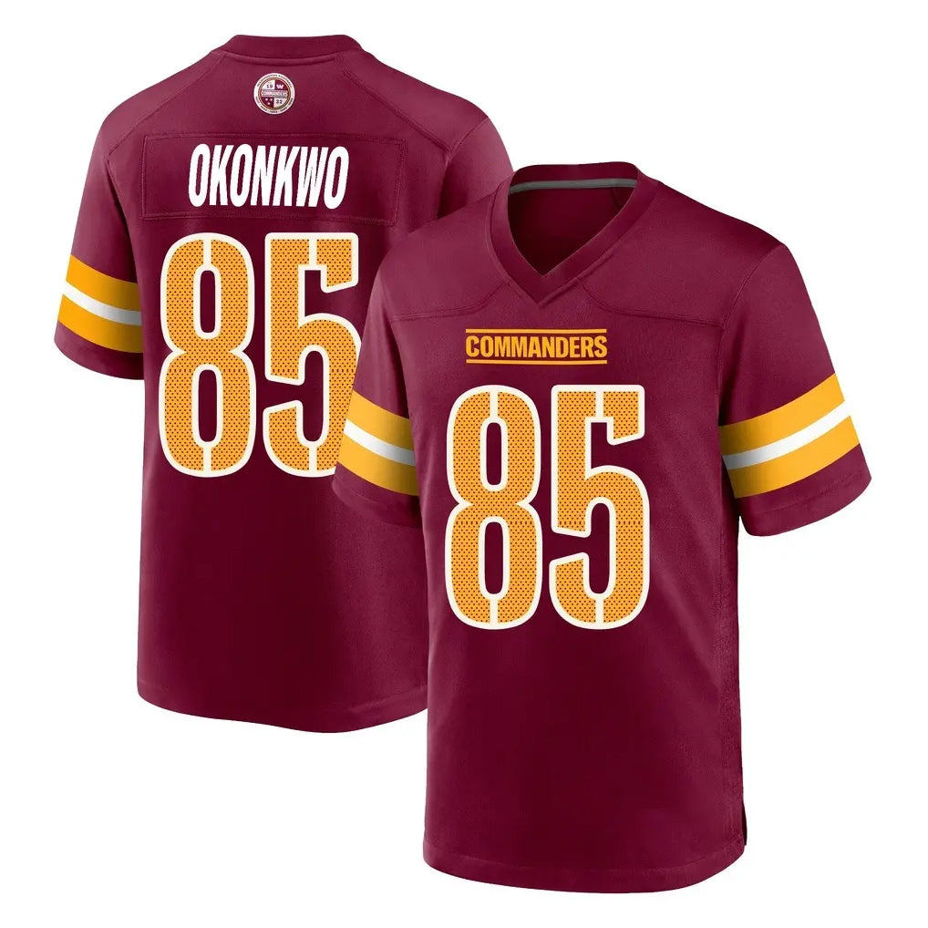 Kieara W.Commanders #85 Chig Okonkwo Player Burgundy Home Game Stitched Jerseys