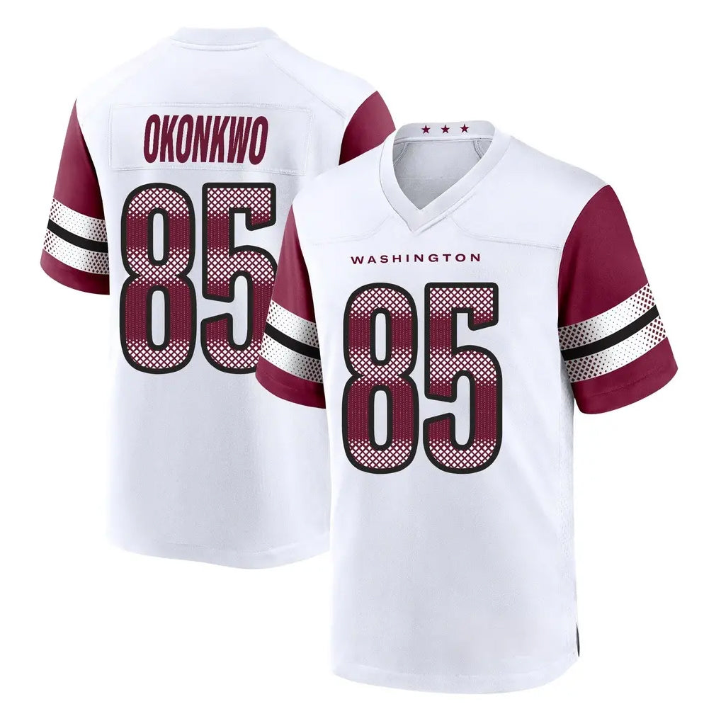 Kieara W.Commanders #85 Chig Okonkwo Player White Game Home Stitched Jerseys