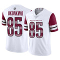 Kieara W.Commanders #85 Chig Okonkwo Player White Limited Vapor Home Game Stitched Jerseys
