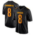 Kieara W.Commanders #8 Brian Robinson Jr. Player Black Fashion Stitched Jerseys