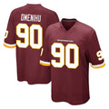 Kieara W.Commanders #90 Charles Omenihu Player Burgundy Team Color Home Game Stitched Jerseys