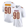 Kieara W.Commanders #90 Charles Omenihu Player White Tundra Fashion Home Game Stitched Jerseys