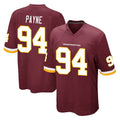 Kieara W.Commanders #94 Daron Payne Player Burgundy Team Color Home Game Stitched Jerseys