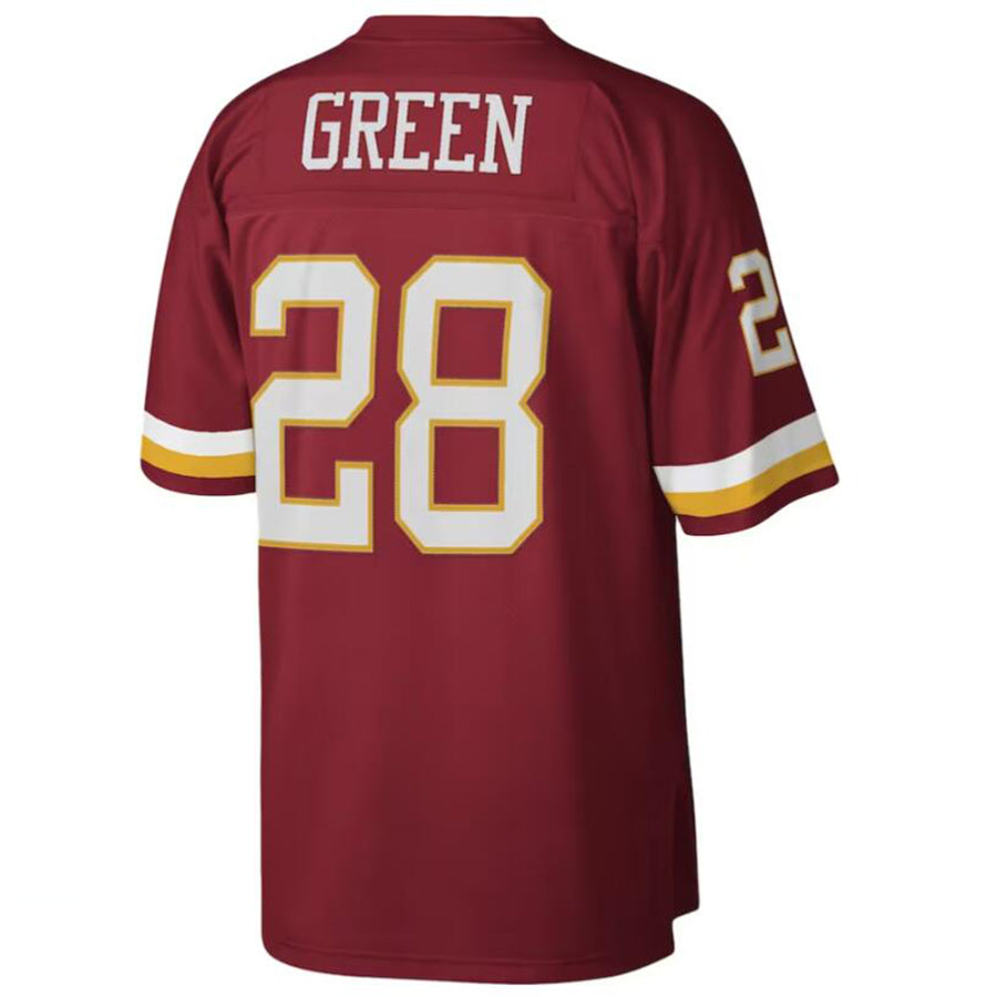 Kieara Washington Football Team #28 Darrell Green Mitchell & Ness Burgundy Legacy Replica Stitched Jerseys