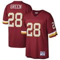 Kieara Washington Football Team #28 Darrell Green Mitchell & Ness Burgundy Legacy Replica Stitched Jersey