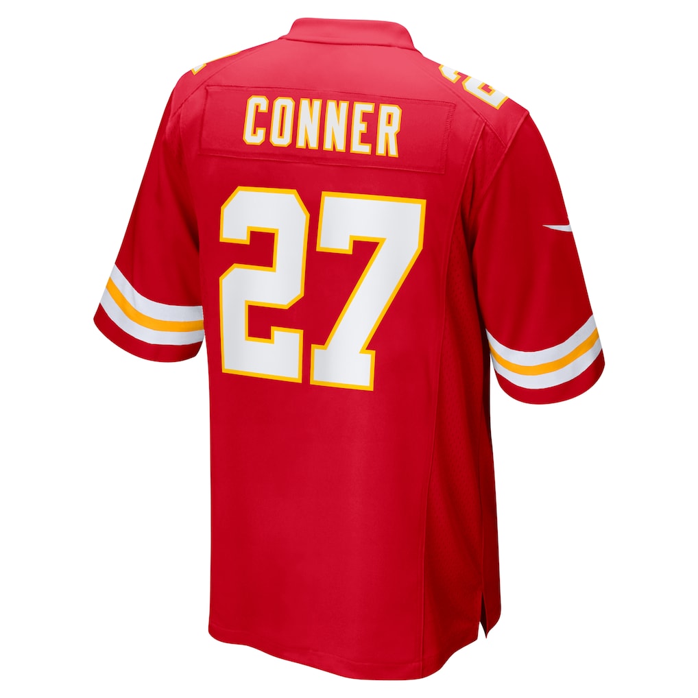 Kieara KC.Chiefs #27 Chamarri Conner Red Game Jersey