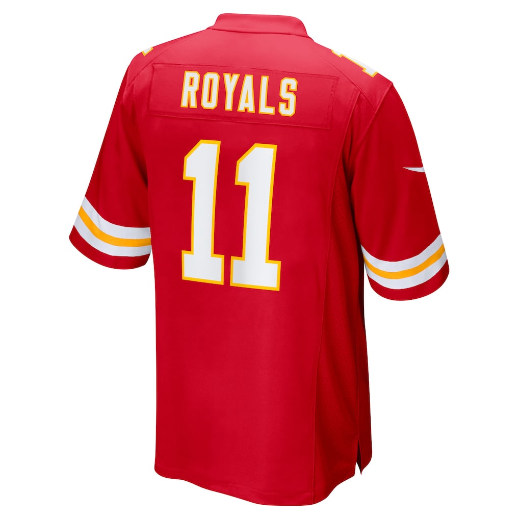 Kieara KC.Chiefs #11 Jalen Royals Red Team Game Jersey