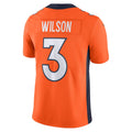 Kieara D.Broncos #3 Russell Wilson Orange Vapor Untouchable Limited Jersey