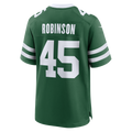 Kieara NY.Jets #45 Mark Robinson Legacy Green Team Game Jersey