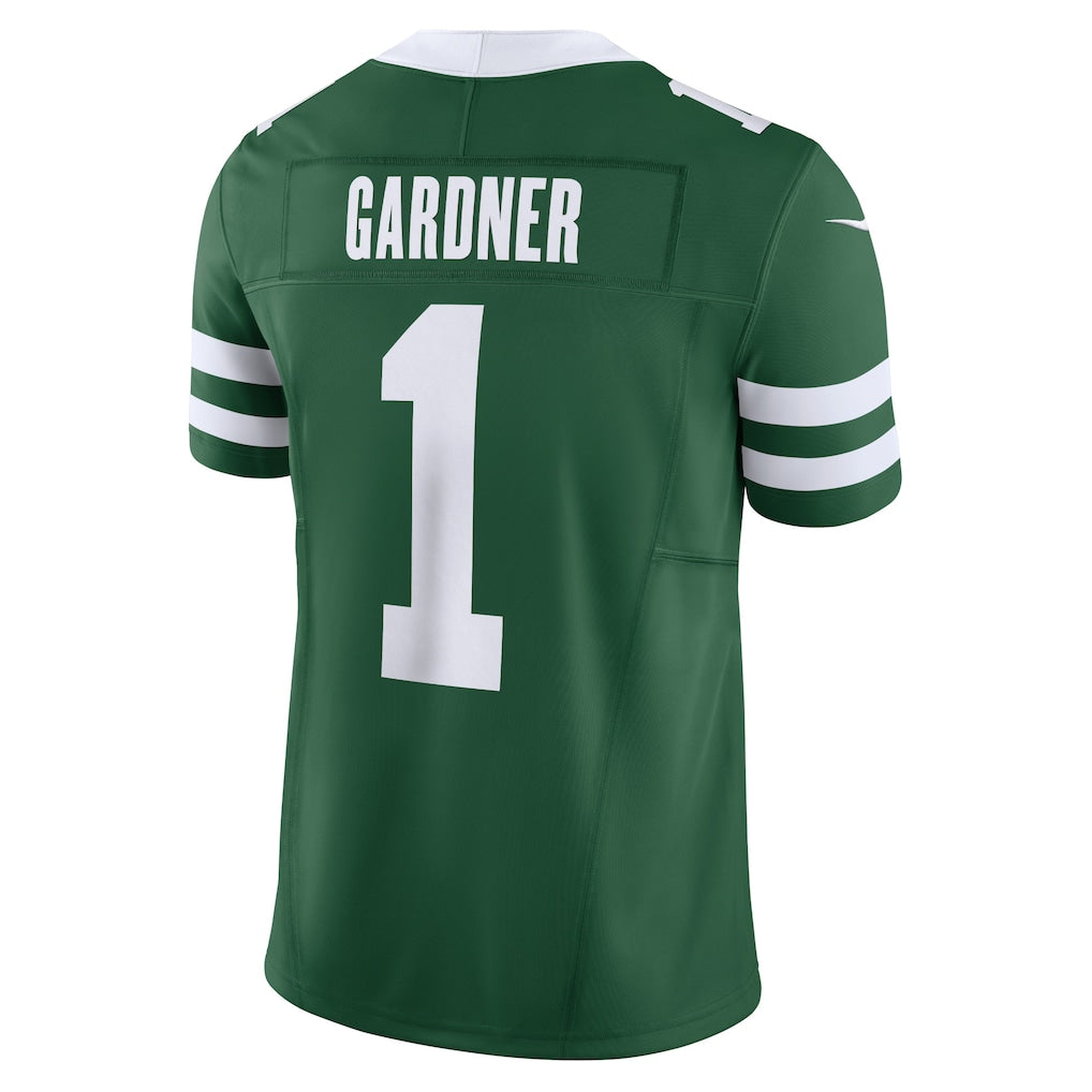 Kieara NY.Jets #1 Ahmad Sauce Gardner Legacy Green Vapor F.U.S.E. Limited Jersey