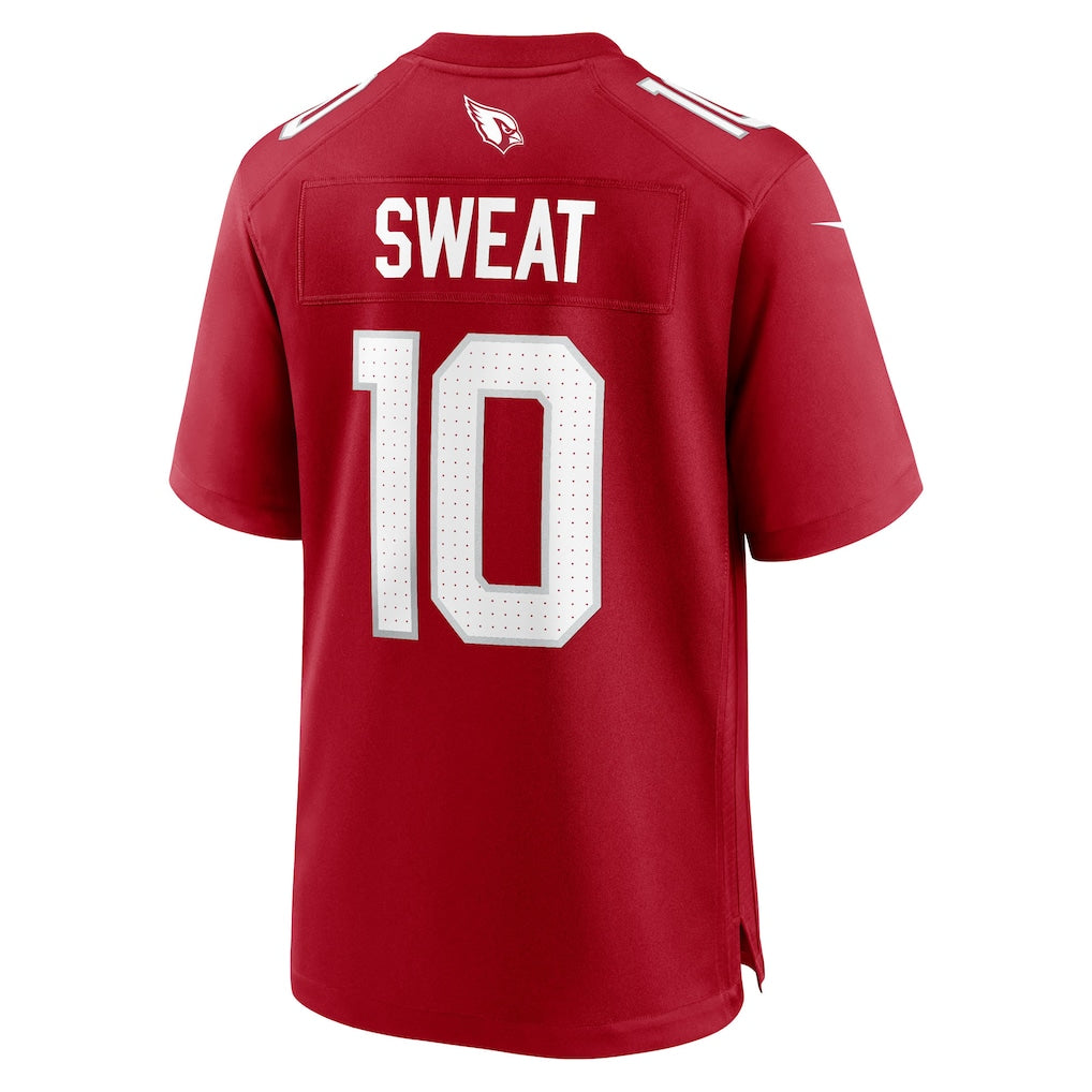 Kieara A.Cardinals #10 Josh Sweat Cardinal Team Game Jersey