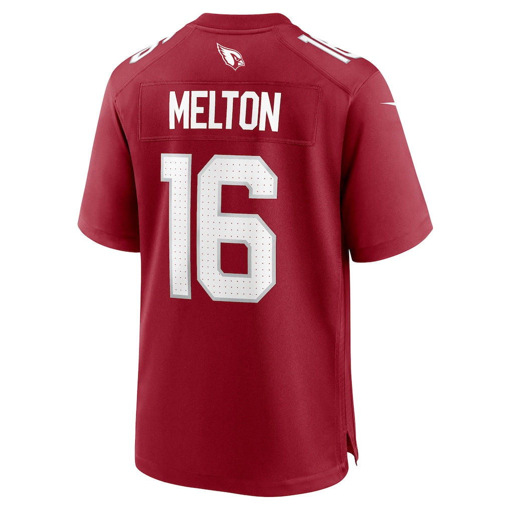 Kieara A.Cardinals #16 Max Melton Cardinal Team Game Jersey