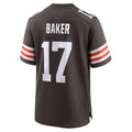 Kieara C.Browns #17 Jerome Baker Brown Team Game Jersey