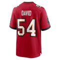 Kieara TB.Buccaneers #54 Lavonte David Red 50th Season Team Game Jersey