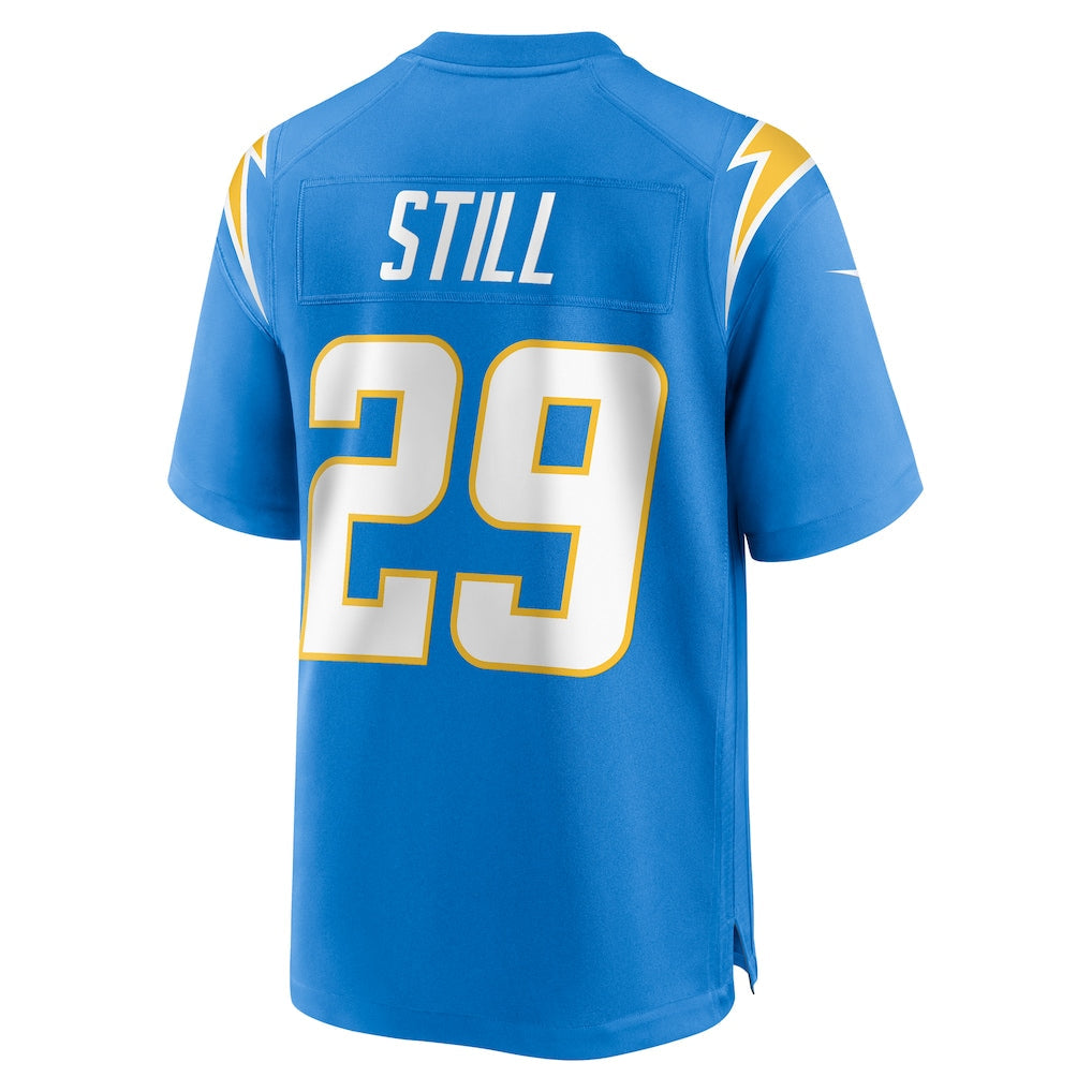 Kieara LA.Chargers #29 Tarheeb Still Powder Blue Team Game Jersey