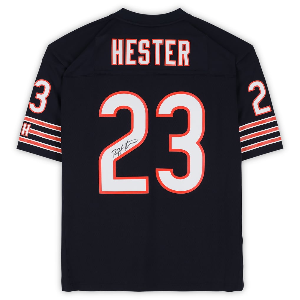 Kieara C.Bears #23 Devin Hester Authentic Navy Mitchell & Ness 2006 Replica Jersey