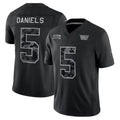 Kieara W.Commanders #5 Jayden Daniels Player Black Limited 2026 Salute to Service Home Game Stitched Jerseys