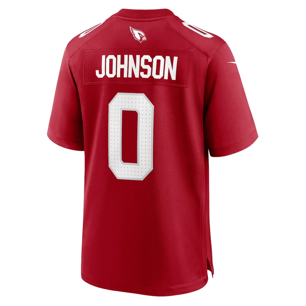 Kieara A.Cardinals #0 Will Johnson Cardinal Team Game Jersey