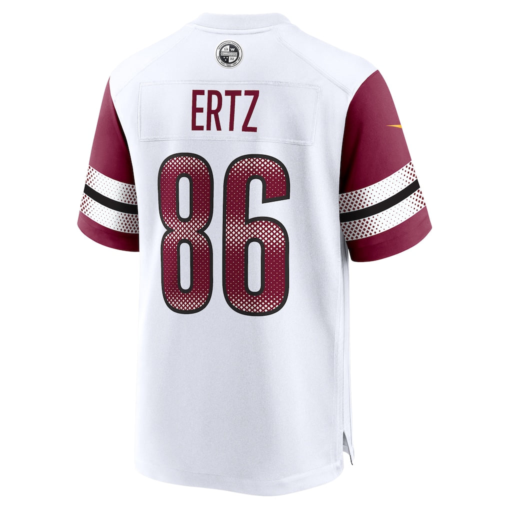 Kieara W.Commanders #86 Zach Ertz White Game Jersey