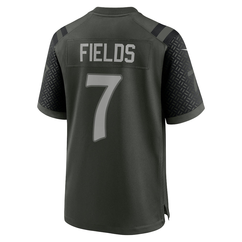 Kieara NY.Jets #7 Justin Fields Gotham Green 2025 Rivalries Collection Game Jersey