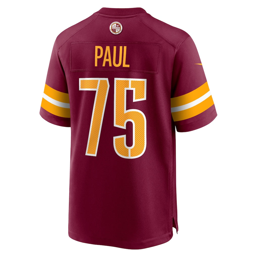 Kieara W.Commanders #75 Chris Paul Burgundy Player Game Jersey