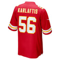 Kieara KC.Chiefs #56 George Karlaftis Red Player Game Jersey
