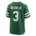 Kieara NY.Jets #3 John Metchie III Legacy Green Team Game Jersey