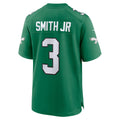 Kieara P.Eagles #3 Nolan Smith Kelly Green Alternate Game Jersey