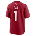 Kieara A.Cardinals #1 Dad Cardinal Team Game Jersey