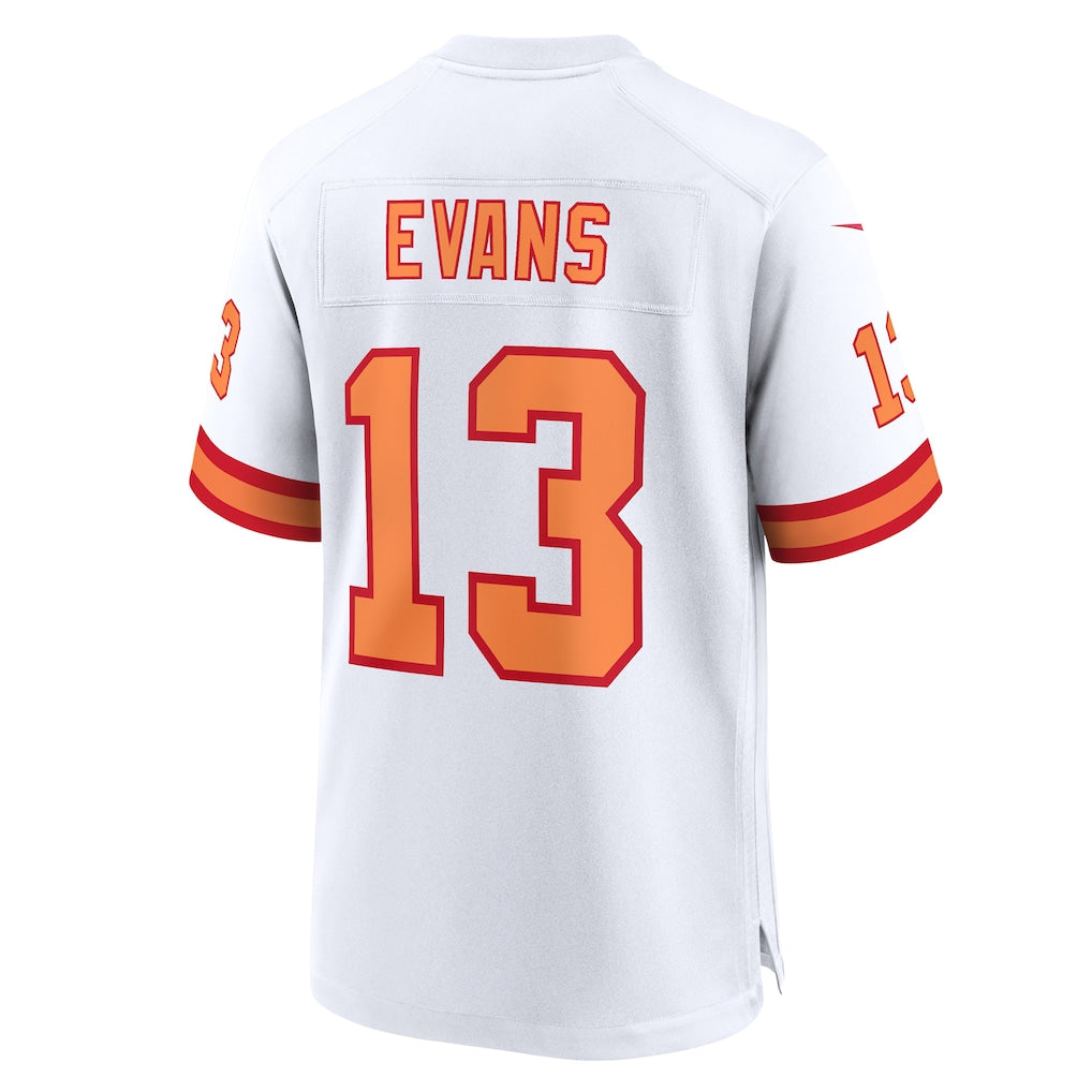 Kieara TB.Buccaneers #13 Mike Evans White 50th Season Game Jersey