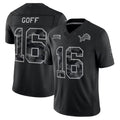 Kieara D.Lions #16 Jared Goff Player Black Limited 2026 Salute to Service Home Game Stitched Jerseys